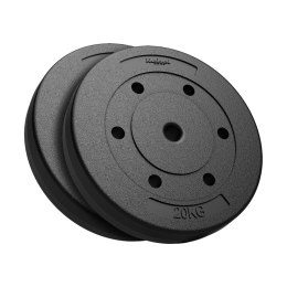 Zestaw obciążeń bitumicznych 2x20kg, otwór 31mm, REBEL ACTIVE