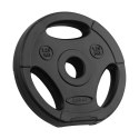 Zestaw obciążeń bitumicznych 4x1.25kg, otwór 31mm, talerz z uchwytami, REBEL ACTIVE Zestaw obciążeń bitumicznych 4x1.25kg, otwór 31mm, talerz z uchwytami, REBEL ACTIVE