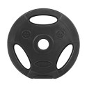 Zestaw obciążeń bitumicznych 4x2.5kg, otwór 31mm, talerz z uchwytami, REBEL ACTIVE Zestaw obciążeń bitumicznych 4x2.5kg, otwór 31mm, talerz z uchwytami, REBEL ACTIVE
