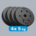 Zestaw obciążeń bitumicznych 4x5kg, otwór 31mm, REBEL ACTIVE Zestaw obciążeń bitumicznych 4x5kg, otwór 31mm, REBEL ACTIVE