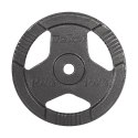 Zestaw obciążeń żeliwnych 2x10kg, otwór 31mm, talerz z uchwytami, REBEL ACTIVE Zestaw obciążeń żeliwnych 2x10kg, otwór 31mm, talerz z uchwytami, REBEL ACTIVE