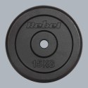 Zestaw obciążeń żeliwnych 2x15kg, otwór 31mm, talerz klasyczny, REBEL ACTIVE Zestaw obciążeń żeliwnych 2x15kg, otwór 31mm, talerz klasyczny, REBEL ACTIVE