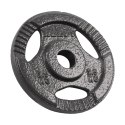 Zestaw obciążeń żeliwnych 4x2.5kg, otwór 31mm, talerz z uchwytami, REBEL ACTIVE Zestaw obciążeń żeliwnych 4x2.5kg, otwór 31mm, talerz z uchwytami, REBEL ACTIVE