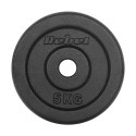 Zestaw obciążeń żeliwnych 4x5kg, otwór 31mm, talerz klasyczny, REBEL ACTIVE Zestaw obciążeń żeliwnych 4x5kg, otwór 31mm, talerz klasyczny, REBEL ACTIVE