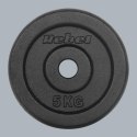 Zestaw obciążeń żeliwnych 4x5kg, otwór 31mm, talerz klasyczny, REBEL ACTIVE Zestaw obciążeń żeliwnych 4x5kg, otwór 31mm, talerz klasyczny, REBEL ACTIVE