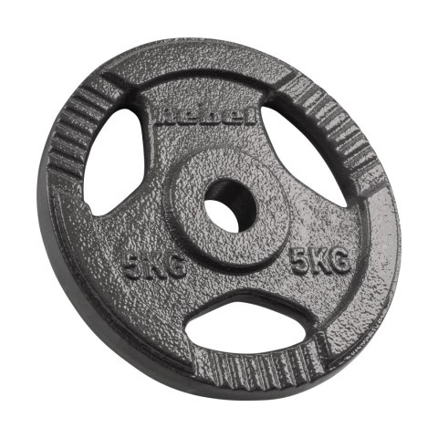 Zestaw obciążeń żeliwnych 4x5kg, otwór 31mm, talerz z uchwytami, REBEL ACTIVE Zestaw obciążeń żeliwnych 4x5kg, otwór 31mm, talerz z uchwytami, REBEL ACTIVE