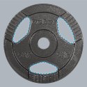 Zestaw obciążeń żeliwnych 4x5kg, otwór 31mm, talerz z uchwytami, REBEL ACTIVE Zestaw obciążeń żeliwnych 4x5kg, otwór 31mm, talerz z uchwytami, REBEL ACTIVE