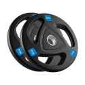 Zestaw obciążeń żeliwnych gumowanych 2x15kg, otwór olimpijski 51mm, REBEL ACTIVE Zestaw obciążeń żeliwnych gumowanych 2x15kg, otwór olimpijski 51mm, REBEL ACTIVE