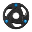 Zestaw obciążeń żeliwnych gumowanych 30kg ( 8x1.25kg + 4x2.5kg + 2x5kg ), otwór olimpijski 51mm, REBEL ACTIVE Zestaw obciążeń żeliwnych gumowanych 30kg ( 8x1.25kg + 4x2.5kg + 2x5kg ), otwór olimpijski 51mm, REBEL ACTIVE