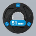 Zestaw obciążeń żeliwnych gumowanych 4x1.25kg, otwór olimpijski 51mm, REBEL ACTIVE Zestaw obciążeń żeliwnych gumowanych 4x1.25kg, otwór olimpijski 51mm, REBEL ACTIVE