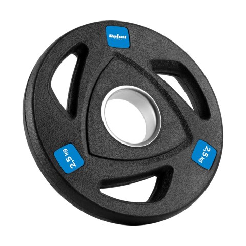 Zestaw obciążeń żeliwnych gumowanych 4x2.5kg, otwór olimpijski 51mm, REBEL ACTIVE Zestaw obciążeń żeliwnych gumowanych 4x2.5kg, otwór olimpijski 51mm, REBEL ACTIVE