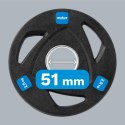 Zestaw obciążeń żeliwnych gumowanych 4x2.5kg, otwór olimpijski 51mm, REBEL ACTIVE Zestaw obciążeń żeliwnych gumowanych 4x2.5kg, otwór olimpijski 51mm, REBEL ACTIVE