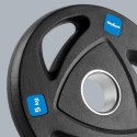 Zestaw obciążeń żeliwnych gumowanych 4x5kg, otwór olimpijski 51mm, REBEL ACTIVE Zestaw obciążeń żeliwnych gumowanych 4x5kg, otwór olimpijski 51mm, REBEL ACTIVE