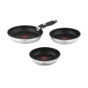 Zestaw patelni z odłączaną rączką 22cm , 24cm 28 cm TEESA FRYING PANS SINGLE HAND Zestaw patelni z odłączaną rączką 22cm , 24cm 28 cm TEESA FRYING PANS SINGLE HAND