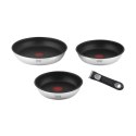 Zestaw patelni z odłączaną rączką 22cm , 24cm 28 cm TEESA FRYING PANS SINGLE HAND Zestaw patelni z odłączaną rączką 22cm , 24cm 28 cm TEESA FRYING PANS SINGLE HAND