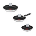 Zestaw patelni z odłączaną rączką 22cm , 24cm 28 cm TEESA FRYING PANS SINGLE HAND Zestaw patelni z odłączaną rączką 22cm , 24cm 28 cm TEESA FRYING PANS SINGLE HAND