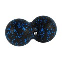 Zestaw wałek do masażu, mini roller, 2 piłki, 2 duoball-e , 6 elementów, kolor czarno-niebieski, materiał EPP, REBEL ACTIVE Zestaw wałek do masażu, mini roller, 2 piłki, 2 duoball-e , 6 elementów, kolor czarno-niebieski, materiał EPP, REBEL ACTIVE
