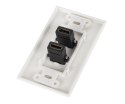 Gniazdo naścienne 2 x HDMI Gniazdo naścienne 2 x HDMI