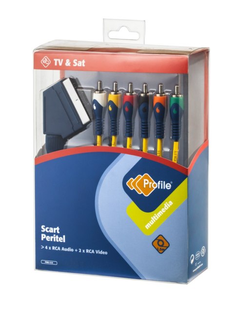 Kabel EURO - 6 x RCA 1,5m Kabel EURO - 6 x RCA 1,5m