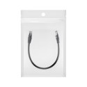 Kabel sieciowy Patchcord UTP CAT.6 wtyk - wtyk 0,25m Kabel sieciowy Patchcord UTP CAT.6 wtyk - wtyk 0,25m