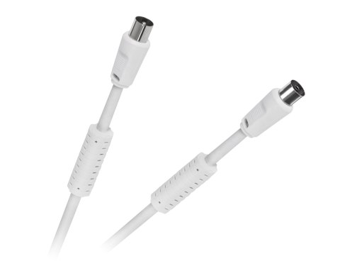 Kabel TV-Video biały z filtrami 10m Kabel TV-Video biały z filtrami 10m