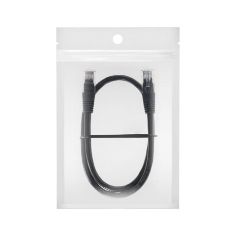 Kabel sieciowy Patchcord UTP CAT.6 wtyk - wtyk 0,5m Kabel sieciowy Patchcord UTP CAT.6 wtyk - wtyk 0,5m