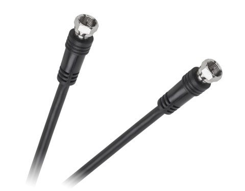 Kabel wtyk F - wtyk F czarny 0.25m Kabel wtyk F - wtyk F czarny 0.25m