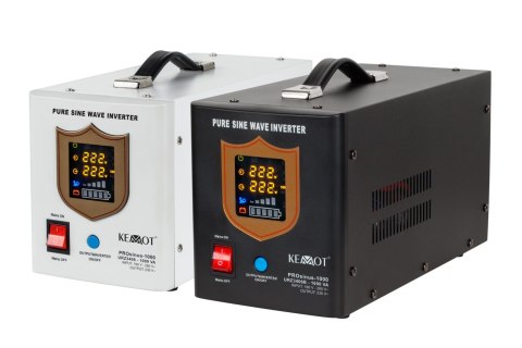 Zasilacz awaryjny KEMOT PROsinus-1000 przetwornica z czystym przebiegiem sinusoidalnym i funkcją ładowania 12V 230V 1000VA/700W Zasilacz awaryjny KEMOT PROsinus-1000 przetwornica z czystym przebiegiem sinusoidalnym i funkcją ładowania 12V 230V 1000VA/700W