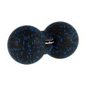 Duoball podwójna piłka do masażu 12cm, kolor czarno-niebieski, materiał EPP, REBEL ACTIVE Duoball podwójna piłka do masażu 12cm, kolor czarno-niebieski, materiał EPP, REBEL ACTIVE
