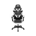 Fotel gamingowy Kruger&Matz GX-150 Czarno-biały Fotel gamingowy Kruger&Matz GX-150 Czarno-biały