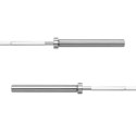 Gryf olimpijski prosty 50 mm z łożyskami, sztanga olimpijska z łożyskami 220cm 20kg REBEL ACTIVE Gryf olimpijski prosty 50 mm z łożyskami, sztanga olimpijska z łożyskami 220cm 20kg REBEL ACTIVE