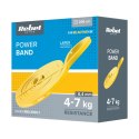 Guma do ćwiczeń lateksowa - Power Band PL-1, żółta 4-7 kg REBEL ACTIVE Guma do ćwiczeń lateksowa - Power Band PL-1, żółta 4-7 kg REBEL ACTIVE