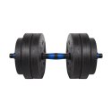 Hantel bitumiczny regulowany z łącznikiem 1x20kg, REBEL ACTIVE Hantel bitumiczny regulowany z łącznikiem 1x20kg, REBEL ACTIVE
