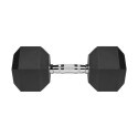 Hantel żeliwny gumowany HEX 20 kg REBEL ACTIVE Hantel żeliwny gumowany HEX 20 kg REBEL ACTIVE