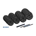 Hantle bitumiczne regulowane z łącznikiem 2x15kg REBEL ACTIVE Hantle bitumiczne regulowane z łącznikiem 2x15kg REBEL ACTIVE