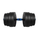 Hantle bitumiczne regulowane z łącznikiem 2x15kg REBEL ACTIVE Hantle bitumiczne regulowane z łącznikiem 2x15kg REBEL ACTIVE