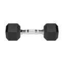 Hantle żeliwne gumowane HEX 2x5 kg REBEL ACTIVE Hantle żeliwne gumowane HEX 2x5 kg REBEL ACTIVE