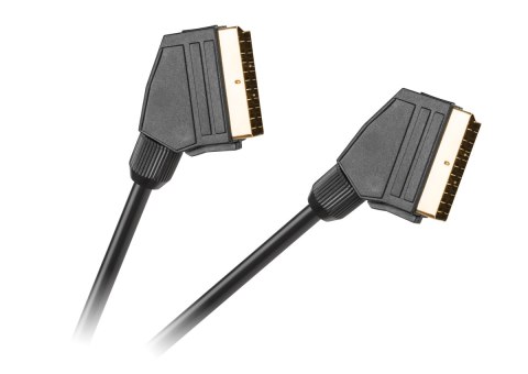 Kabel EURO - EURO 21 pin czarny HQ 1,5m Kabel EURO - EURO 21 pin czarny HQ 1,5m