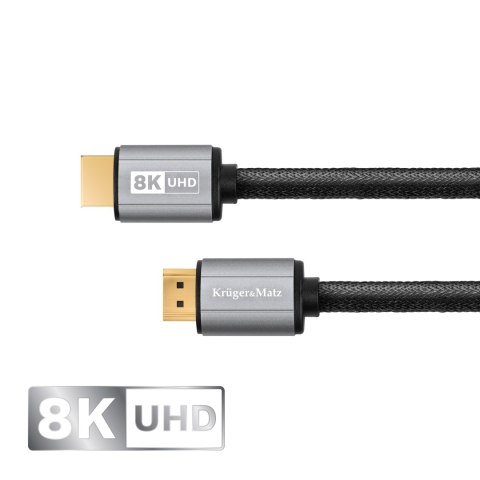 Kabel HDMI-HDMI 2.1 8K 1,8 m Kruger&Matz Kabel HDMI-HDMI 2.1 8K 1,8 m Kruger&Matz