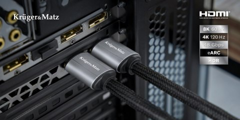 Kabel HDMI-HDMI 2.1 8K 3 m Kruger&Matz Kabel HDMI-HDMI 2.1 8K 3 m Kruger&Matz