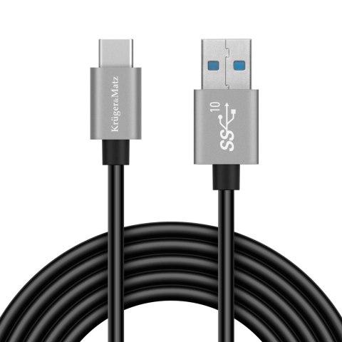 Kabel USB - USB typu C 10 Gbps 1 m Kruger&Matz Basic Kabel USB - USB typu C 10 Gbps 1 m Kruger&Matz Basic