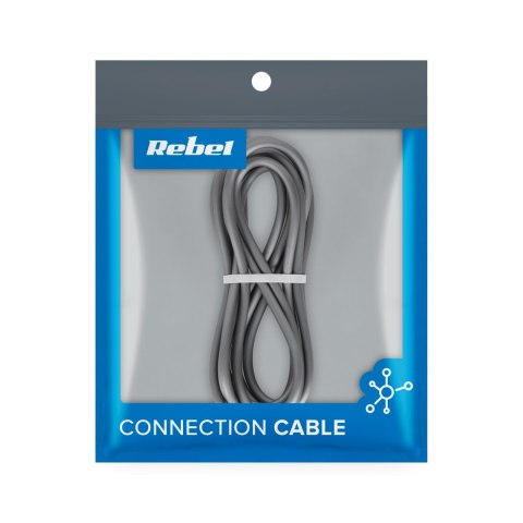 Kabel USB typu C - USB typu C 65W REBEL 100 cm Kabel USB typu C - USB typu C 65W REBEL 100 cm