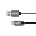 Kabel USB wtyk 3.0 - wtyk typu C 5 Gbps 0,5m Kruger&Matz Kabel USB wtyk 3.0 - wtyk typu C 5 Gbps 0,5m Kruger&Matz