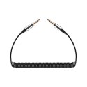 Kabel audio Jack 3.5 wtyk - wtyk REBEL spirala 100 cm Kabel audio Jack 3.5 wtyk - wtyk REBEL spirala 100 cm