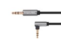 Kabel jack 3.5 wtyk kątowy stereo - 3.5 wtyk stereo 1.8m Kruger&Matz Basic Kabel jack 3.5 wtyk kątowy stereo - 3.5 wtyk stereo 1.8m Kruger&Matz Basic