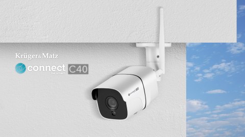 Kamera Wi-Fi zewnętrzna Kruger&Matz Connect C40 Tuya Kamera Wi-Fi zewnętrzna Kruger&Matz Connect C40 Tuya
