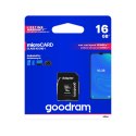 Karta pamięci microSD 16GB UHS-I Goodram z adapterem Karta pamięci microSD 16GB UHS-I Goodram z adapterem