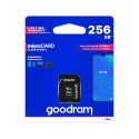 Karta pamięci microSD 256GB UHS-I Goodram z adapterem Karta pamięci microSD 256GB UHS-I Goodram z adapterem