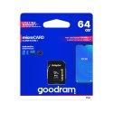 Karta pamięci microSD 64GB UHS-I Goodram z adapterem Karta pamięci microSD 64GB UHS-I Goodram z adapterem