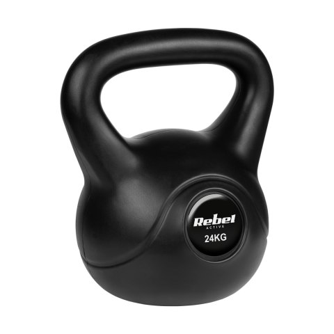 Kettlebell bitumiczny 24 kg REBEL ACTIVE Kettlebell bitumiczny 24 kg REBEL ACTIVE